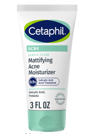 Cetaphil Mattifying Acne Moisturizer Salicylic Acid Acne Treatment