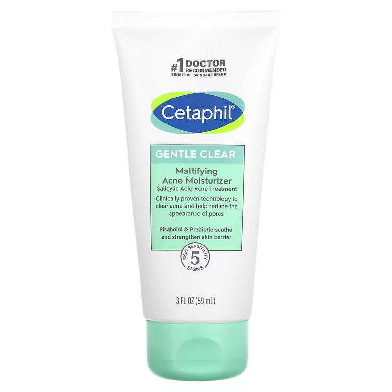 Cetaphil Mattifying Acne Moisturizer Salicylic Acid Acne Treatment