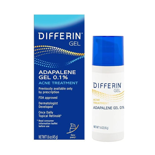 Differin Gel Adapalene 0.1% 45g Pump