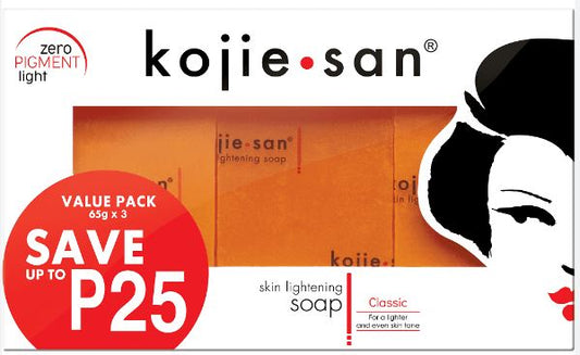 Kojie San Skin Lightening Classic Soap 3 in 1