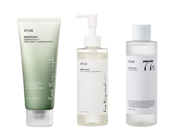 Anua Oily Skin Trio